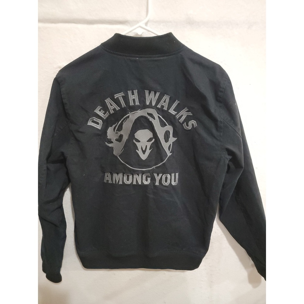 Our Universe Overwatch Reaper "Death Walks Among You" Bomber Jacket Men's M